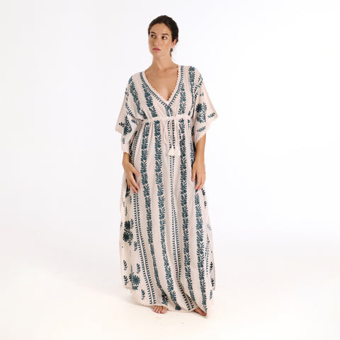 Kaelis grey lucknow kaftan