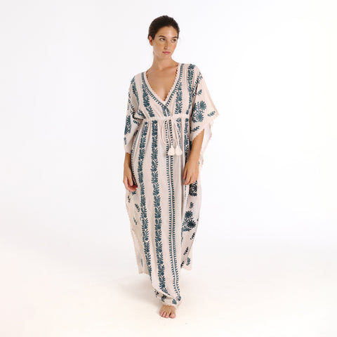 Kaelis grey lucknow kaftan