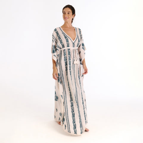 Kaelis grey lucknow kaftan