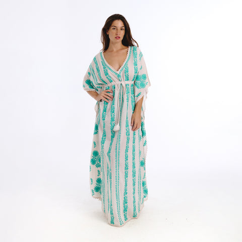 Kaelis blue lucknow kaftan