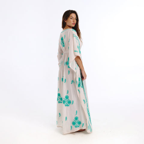 Kaelis blue lucknow kaftan