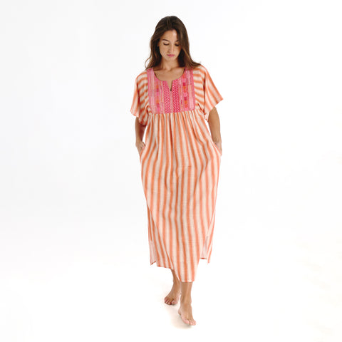 Kobo orange hamptons Dress