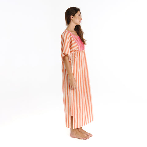 Kobo orange hamptons Dress