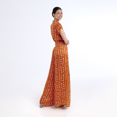 Piera orange los soul trouser