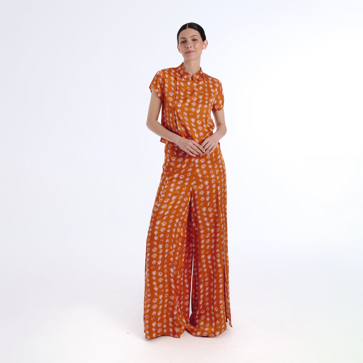 Piera orange los soul trouser