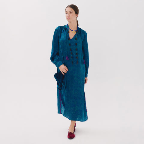 Lisboa blue blur dress