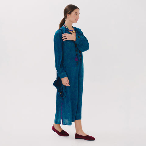 Lisboa blue blur dress
