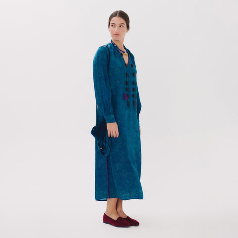 Lisboa blue blur dress