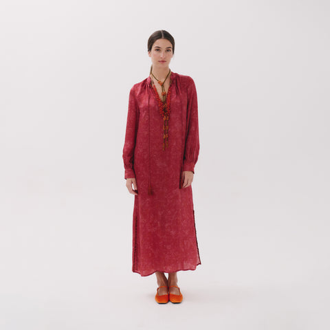 Lisboa red blur dress