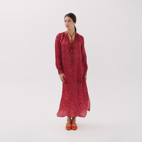 Lisboa red blur dress