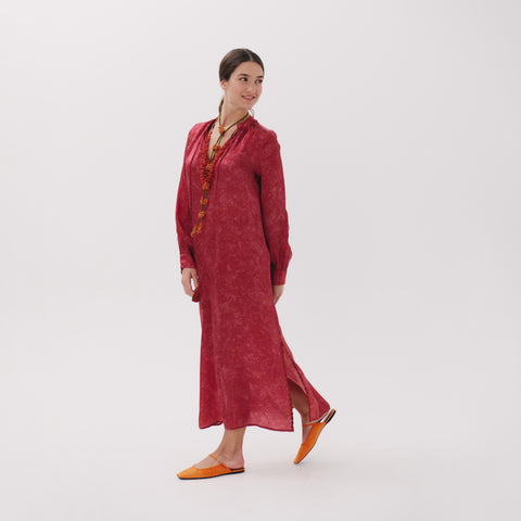 Lisboa red blur dress