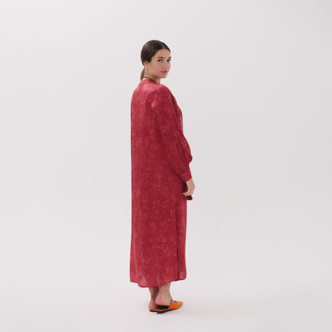 Lisboa red blur dress