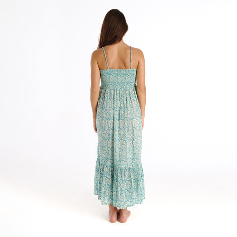 Lola blue old flower dress