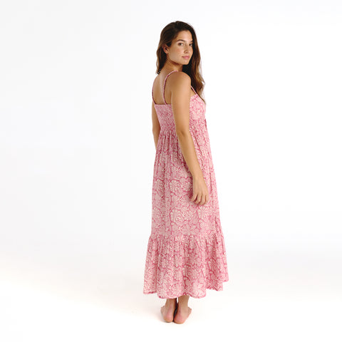 Lola pink old flower dress