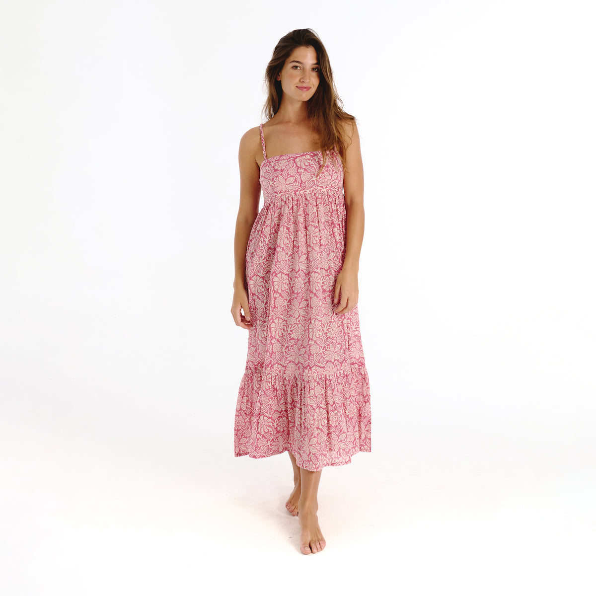Lola pink old flower dress