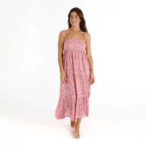 Lola pink old flower dress