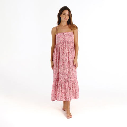 Lola pink old flower dress