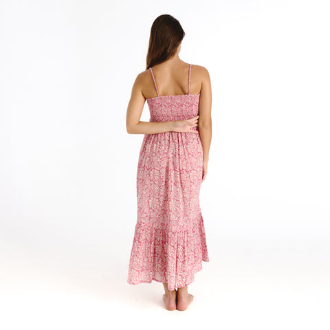 Lola pink old flower dress