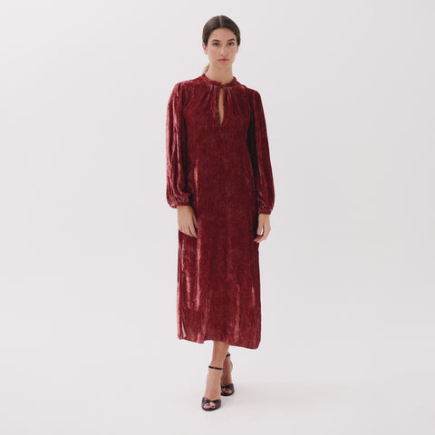 Lumiere red blur dress