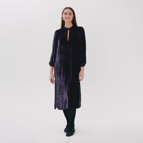 Lumiere grey blur dress