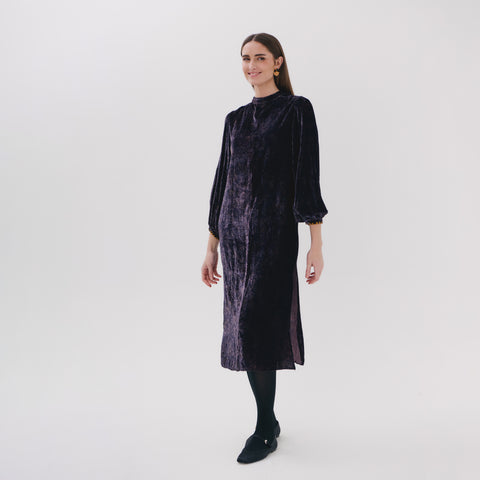 Lumiere grey blur dress