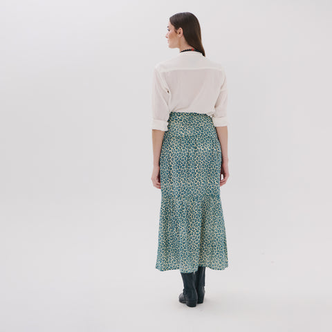Priya blue zocalo skirt