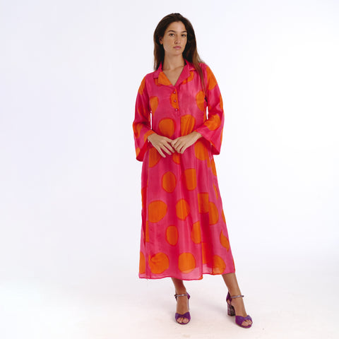 Maia pink sun kurta