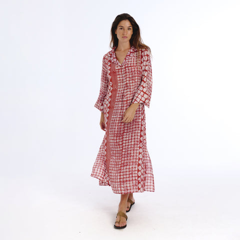 Maia pink batik kurta