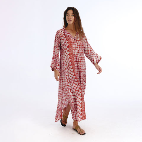 Maia pink batik kurta