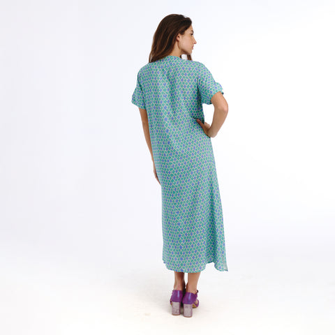 Marina blue mirza dress