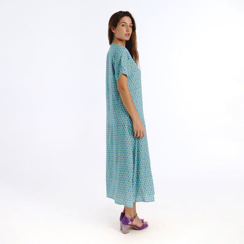 Marina blue mirza dress