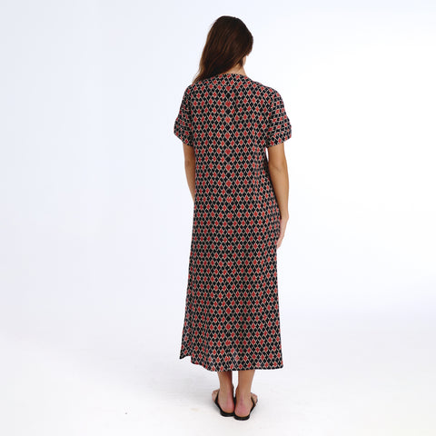 Marina black mirza dress