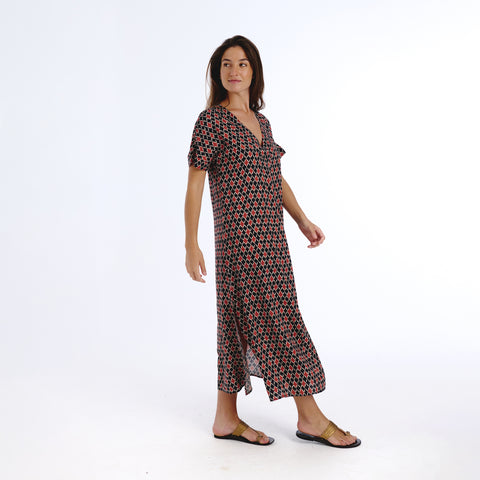 Marina black mirza dress