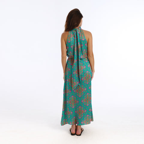 Mica blue blanche flower top