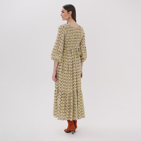 Tanvi red garden dress