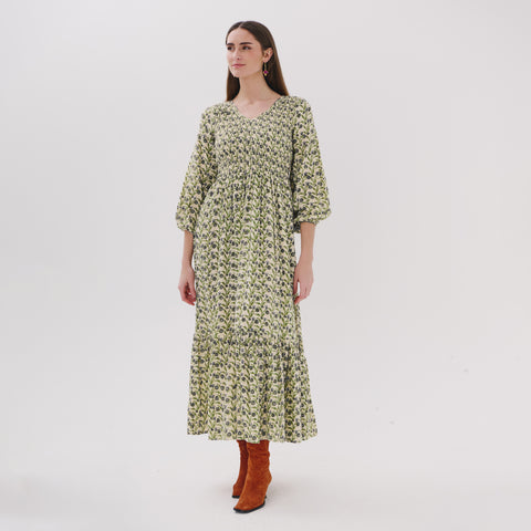 Tanvi grey garden dress