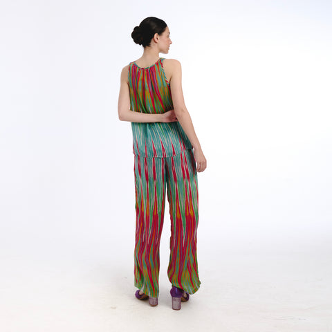 Nebla blue ikat Top