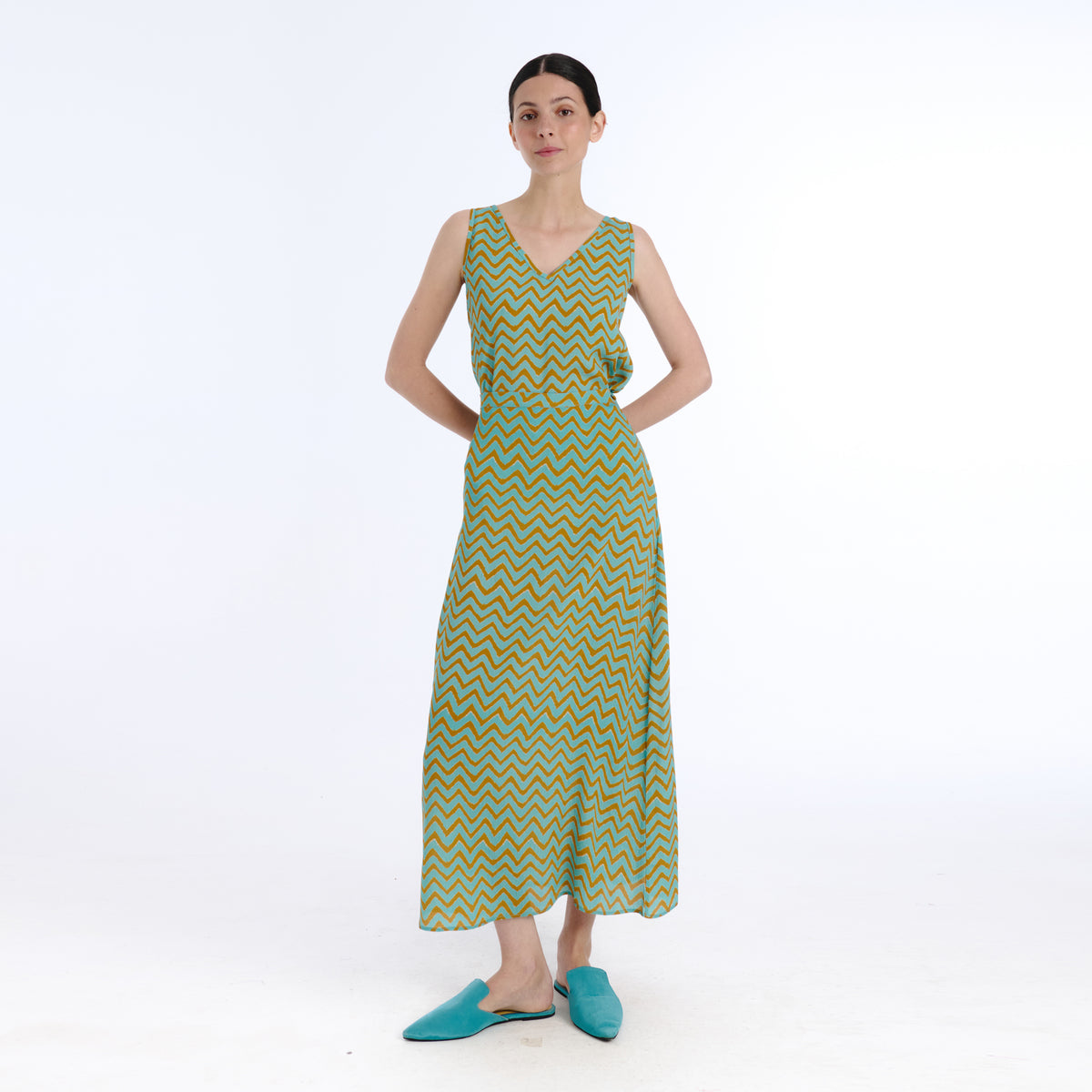 Cassia blue Tivoli skirt