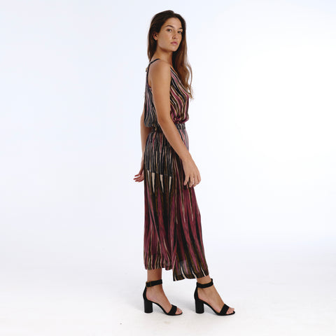 Nebla Brown ikat Top