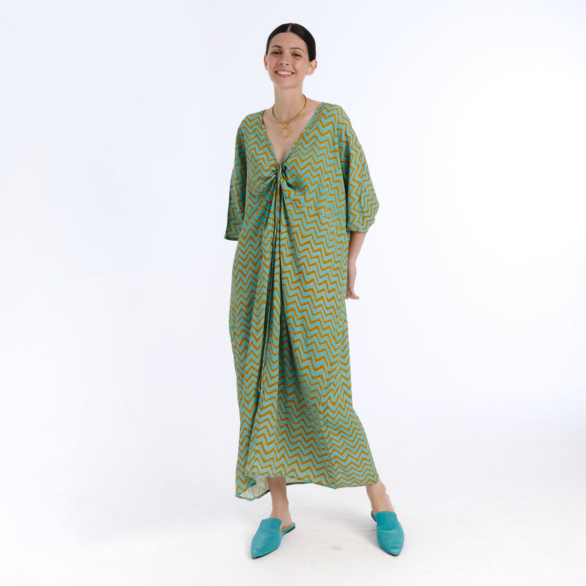 Nia blue Tivoli Dress