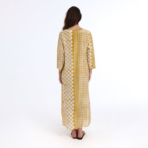 Nimanda yellow batik Dress
