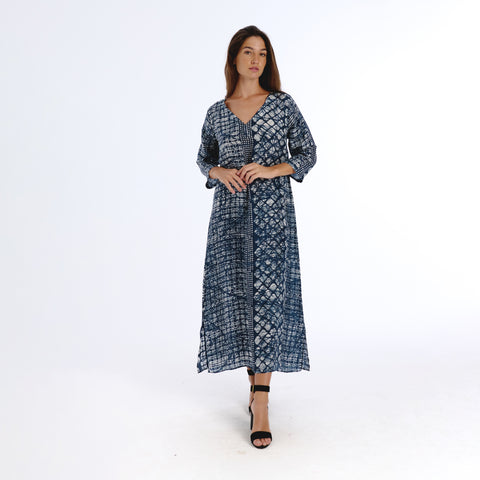 Nimanda blue batik Dress