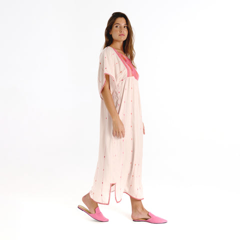 Noa pink islip dress