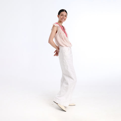 Nube pink islip top