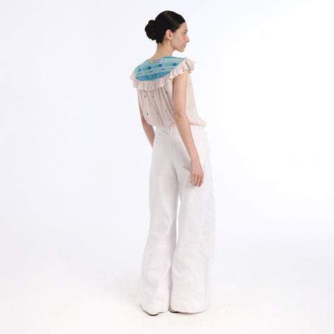 Nube blue islip top