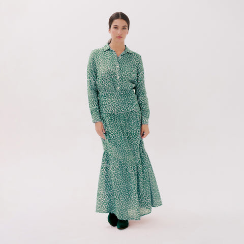 Fernandina blue zocalo blouse