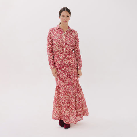 Fernandina red zocalo blouse