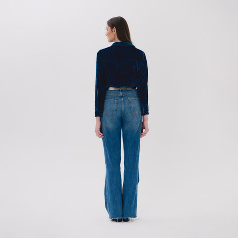 Nunus blue blur blouse