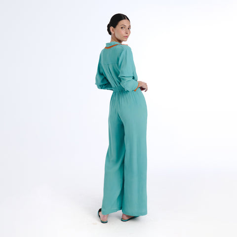 Nunus blue plains blouse