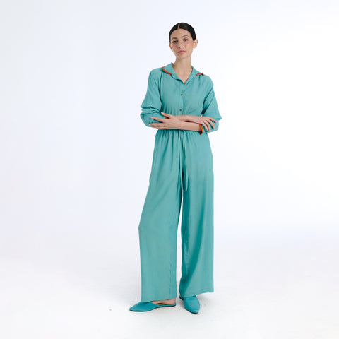 Nunus blue plains blouse